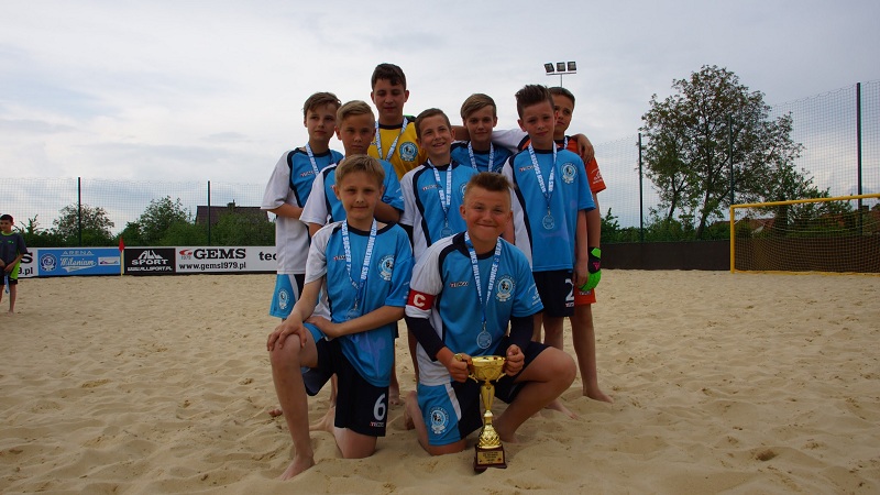 SP 17  Mistrzem Gliwic szkół podstawowych w Beach Soccer